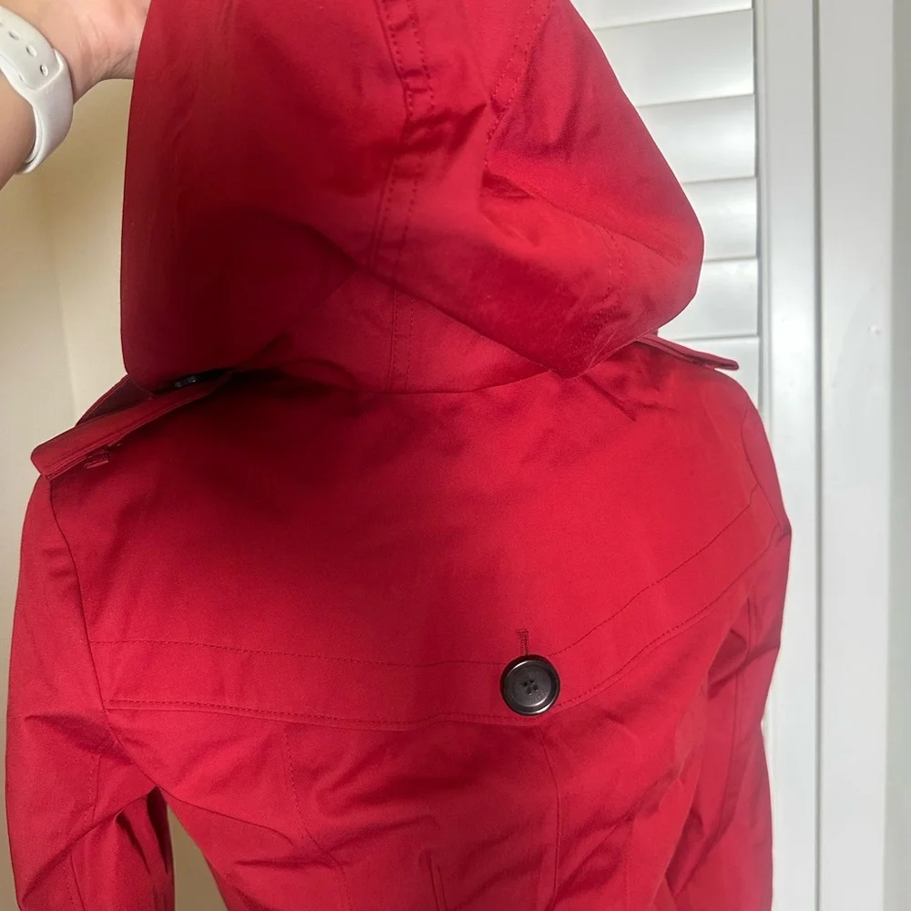 Michael kors Women's Red Button-Up Coat - Picture 9 of 13